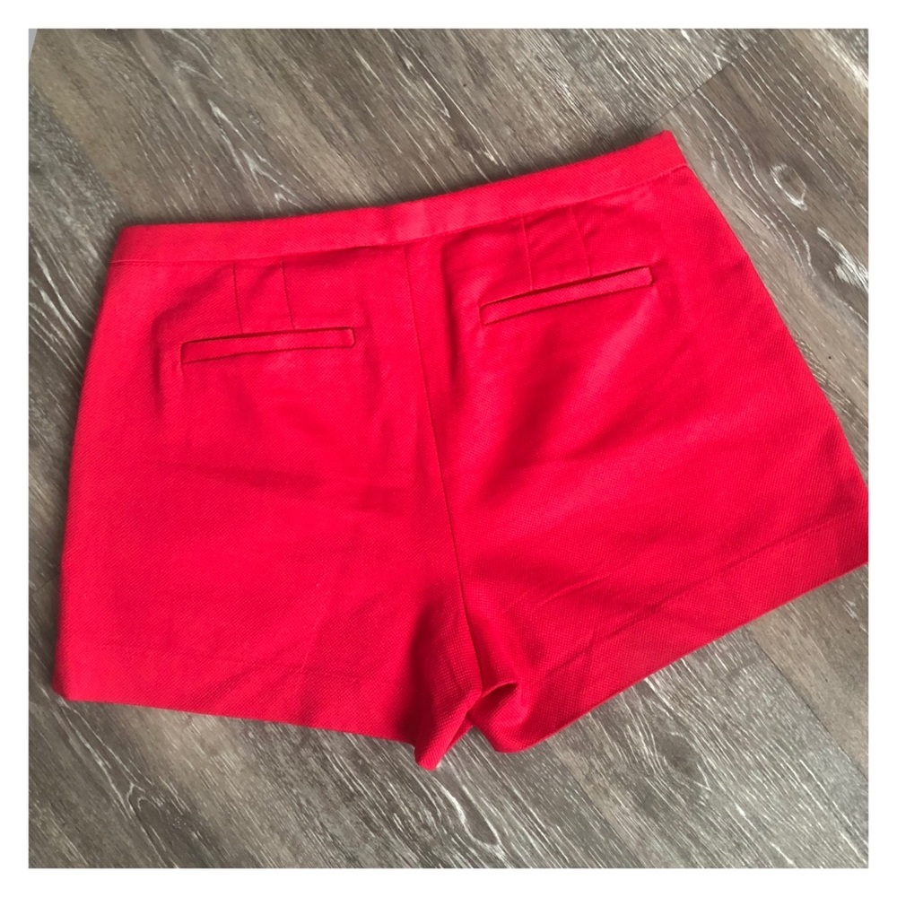 J. Crew Cotton Pique Side Zip Pleated Shorts - Picture 3 of 6
